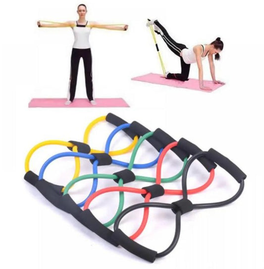 Resistance band for yoga exercises